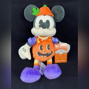 Disney 2020 Halloween Mickey Mouse Plush w/ Tags Trick and Treats